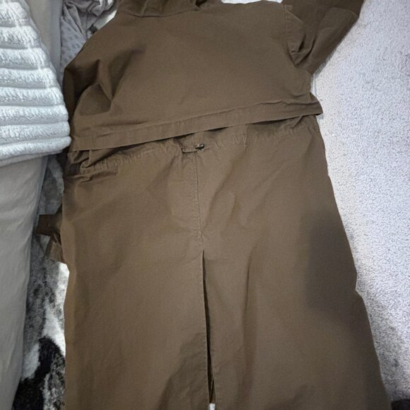 Zara Oversized Vintage Coat | Dark Olive Green | Size XS | Excellent Condition | - Picture 2 of 3